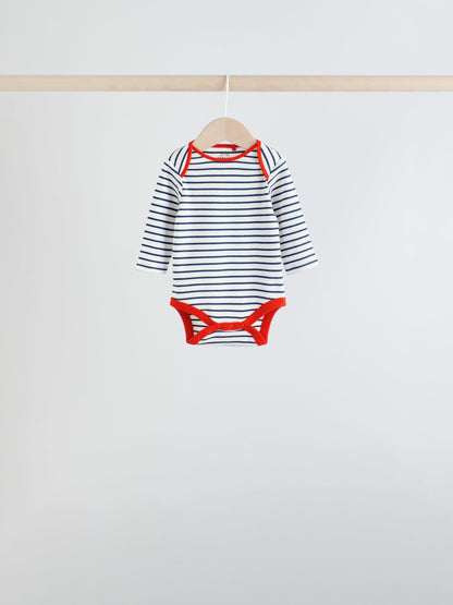Bright Baby Long Sleeve Bodysuits 5 Pack - image 5