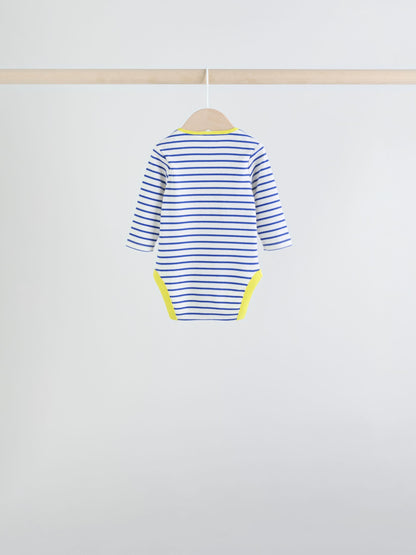 Bright Baby Long Sleeve Bodysuits 5 Pack - image 8