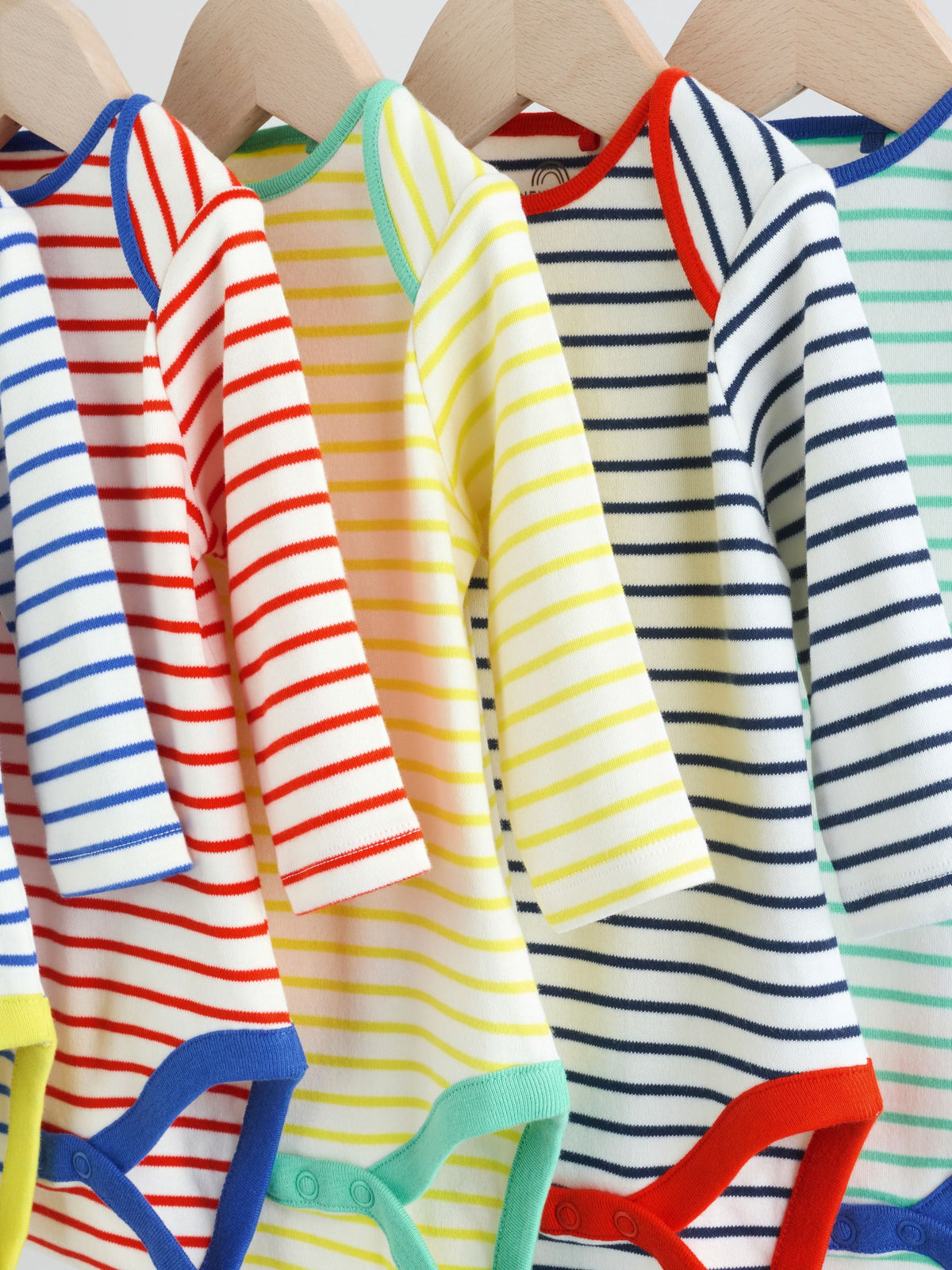 Bright Baby Long Sleeve Bodysuits 5 Pack - image 9