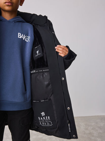 Baker by Ted Baker Shower Resistant Longline Padded Coat image 3