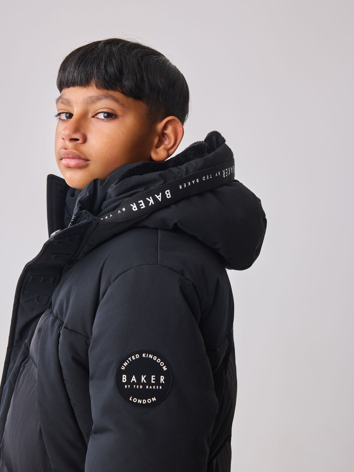Baker by Ted Baker Shower Resistant Longline Padded Coat image 6