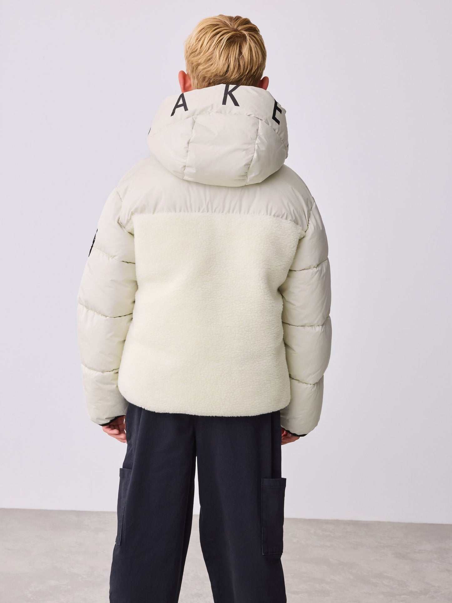 Baker by Ted Baker Neutral Borg Padded Coat image 3