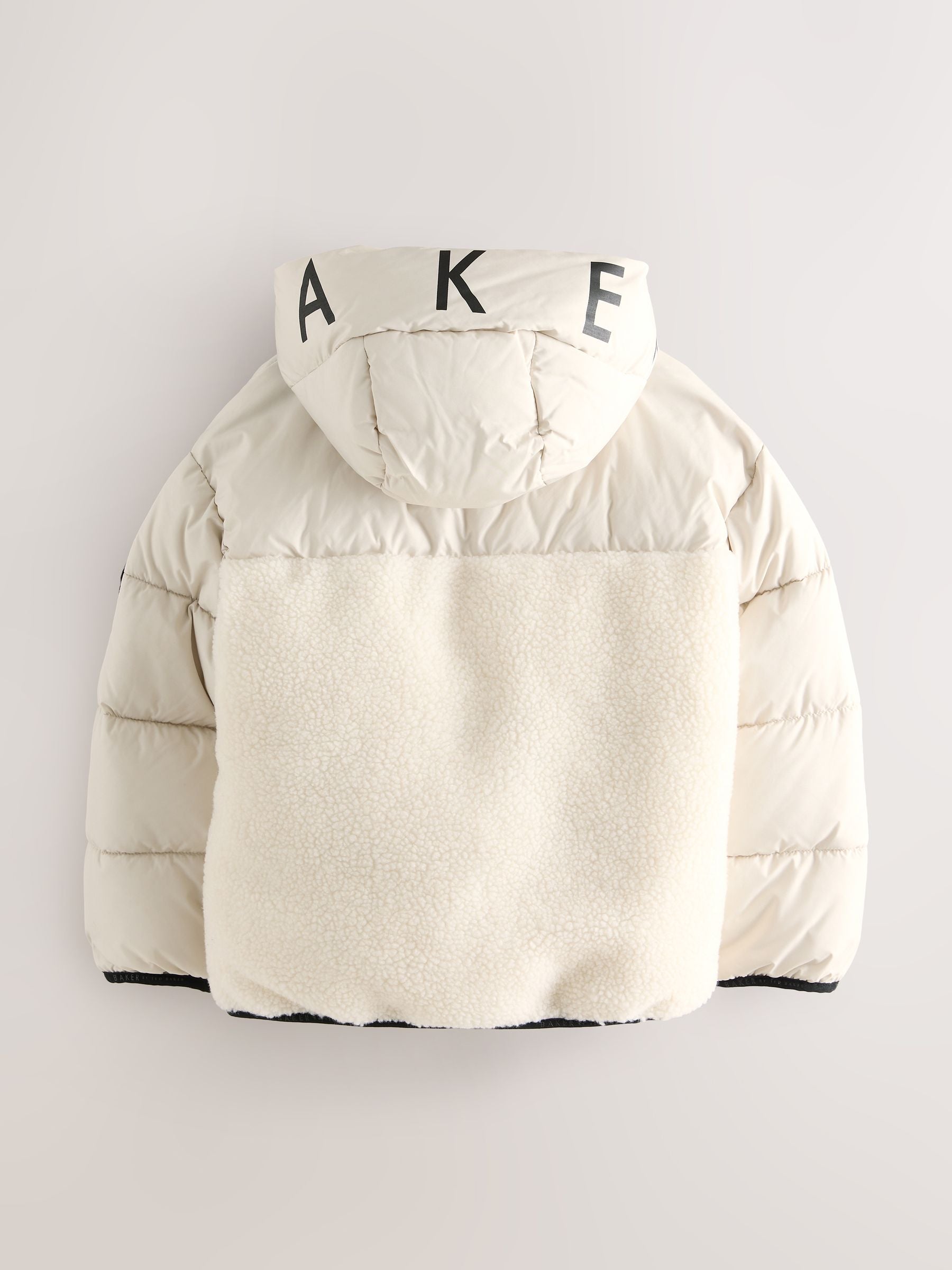 Baker by Ted Baker Neutral Borg Padded Coat image 9