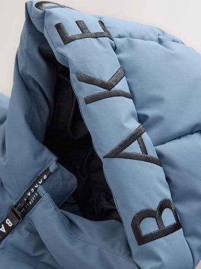 Baker by Ted Baker Shower Resistant Blue Padded Bomber Coat