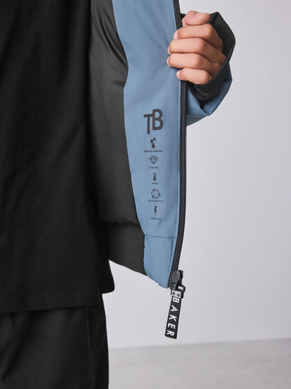 Baker by Ted Baker Shower Resistant Blue Padded Bomber Coat