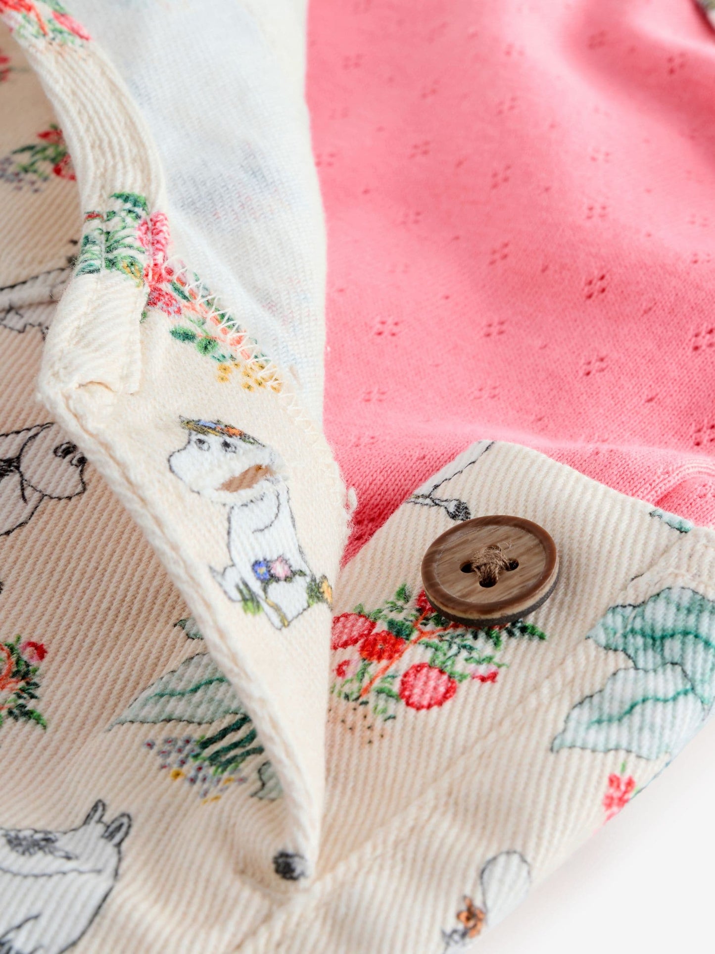 Pink Moomin Printed Dungarees and T-Shirt Set (3mths-7yrs)
