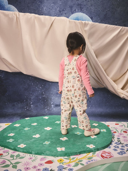 Pink Moomin Printed Dungarees and T-Shirt Set (3mths-7yrs)