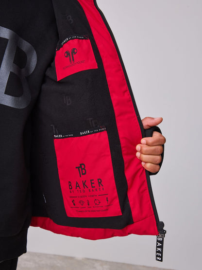 Baker by Ted Baker Shower Resistant Red Padded Coat