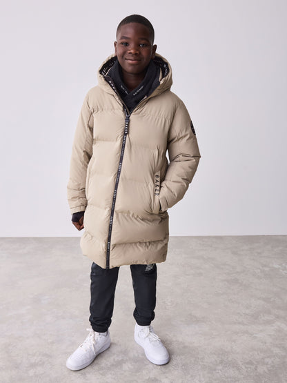 Baker by Ted Baker Shower Resistant Stone Longline Padded Coat image 1