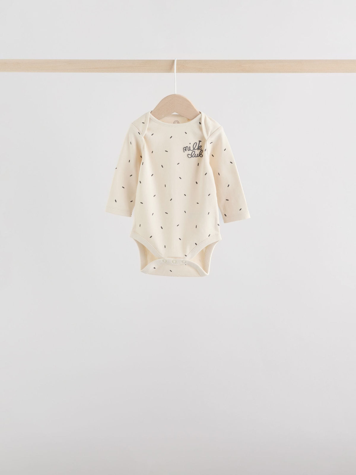 Dsiney Kidz - Monochrome Baby Long Sleeve Bodysuits 5 Pack image 4