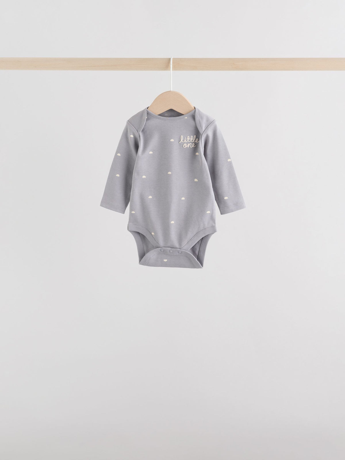 Dsiney Kidz - Monochrome Baby Long Sleeve Bodysuits 5 Pack image 6