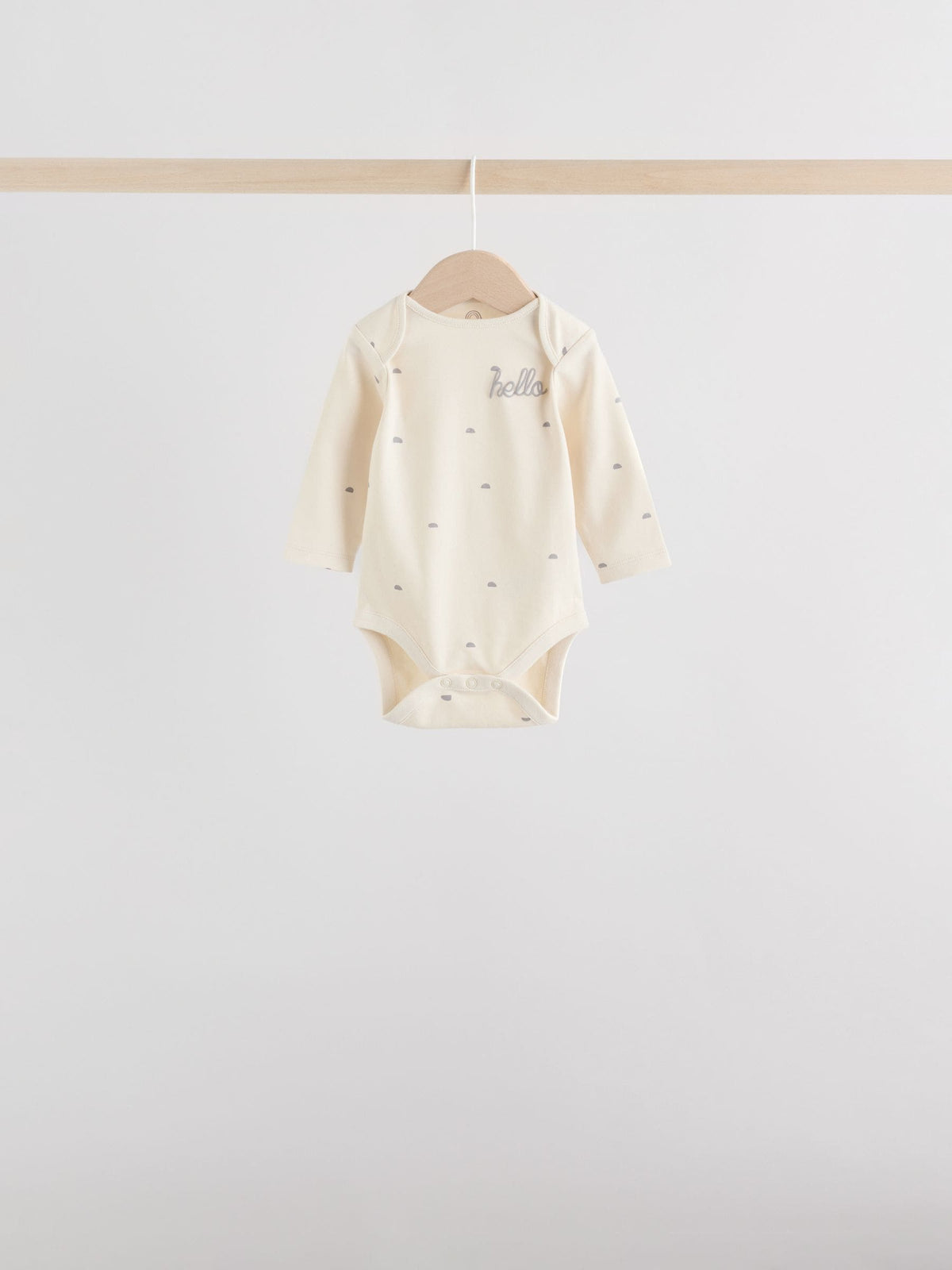 Dsiney Kidz - Monochrome Baby Long Sleeve Bodysuits 5 Pack image 9
