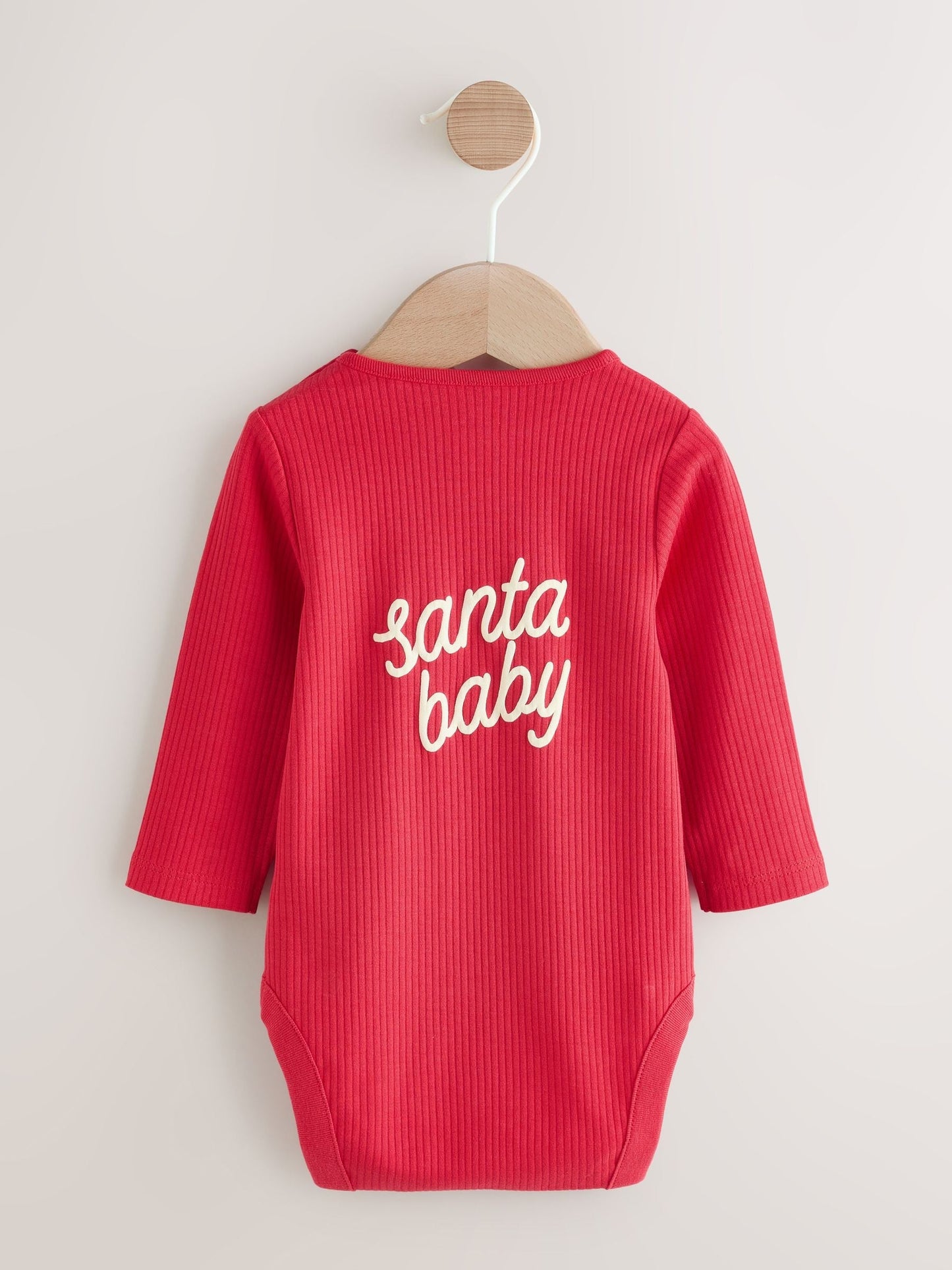 Red Christmas Baby Bodysuit
