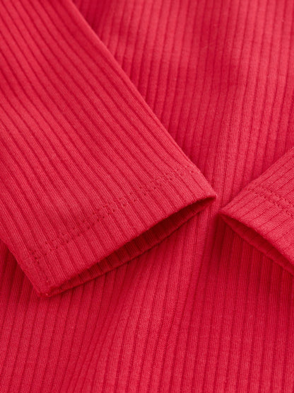 Red Christmas Baby Bodysuit