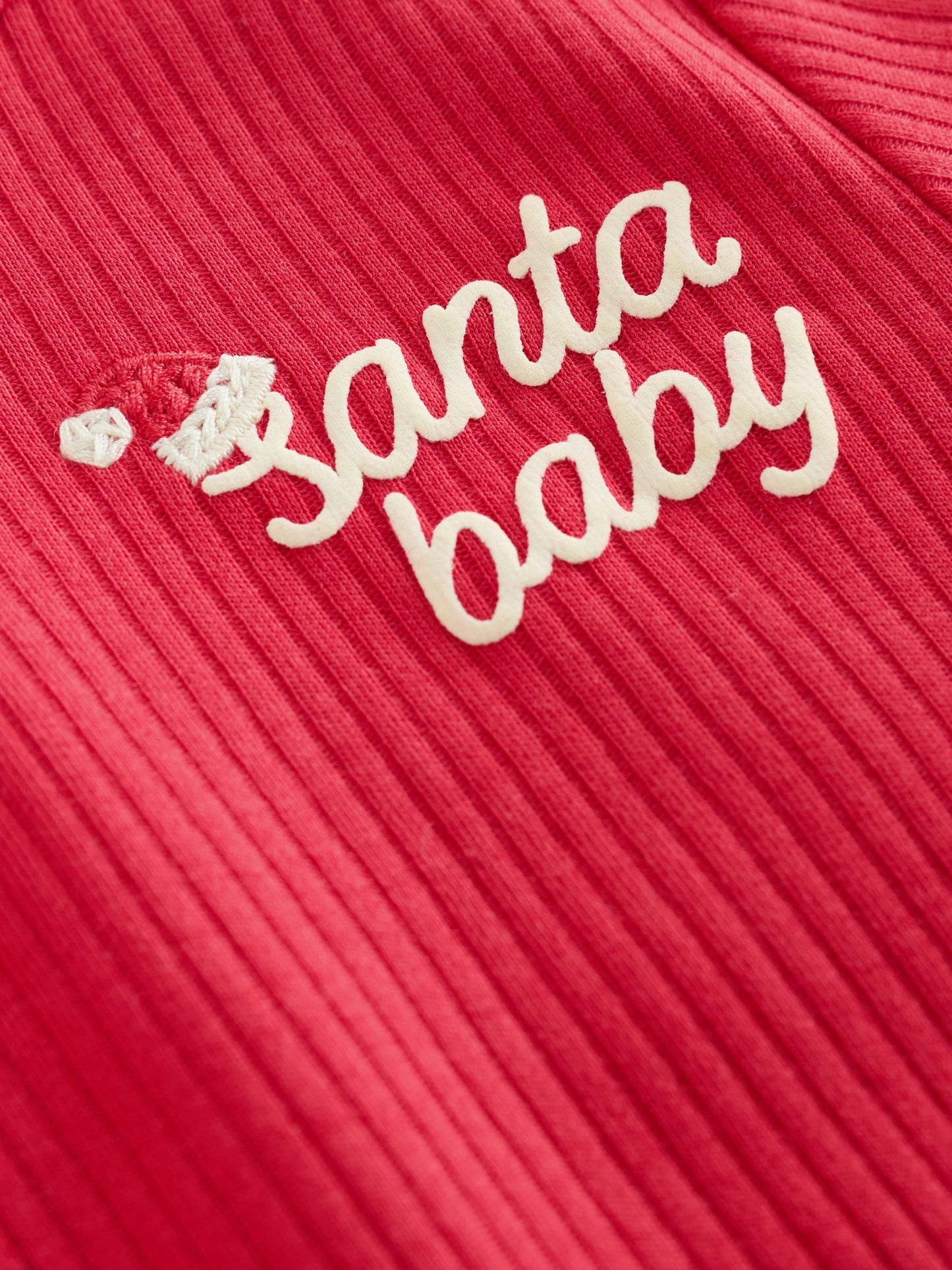 Red Christmas Baby Bodysuit