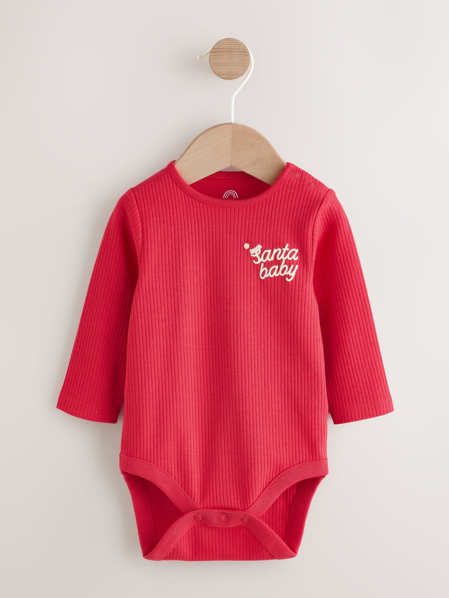Red Christmas Baby Bodysuit