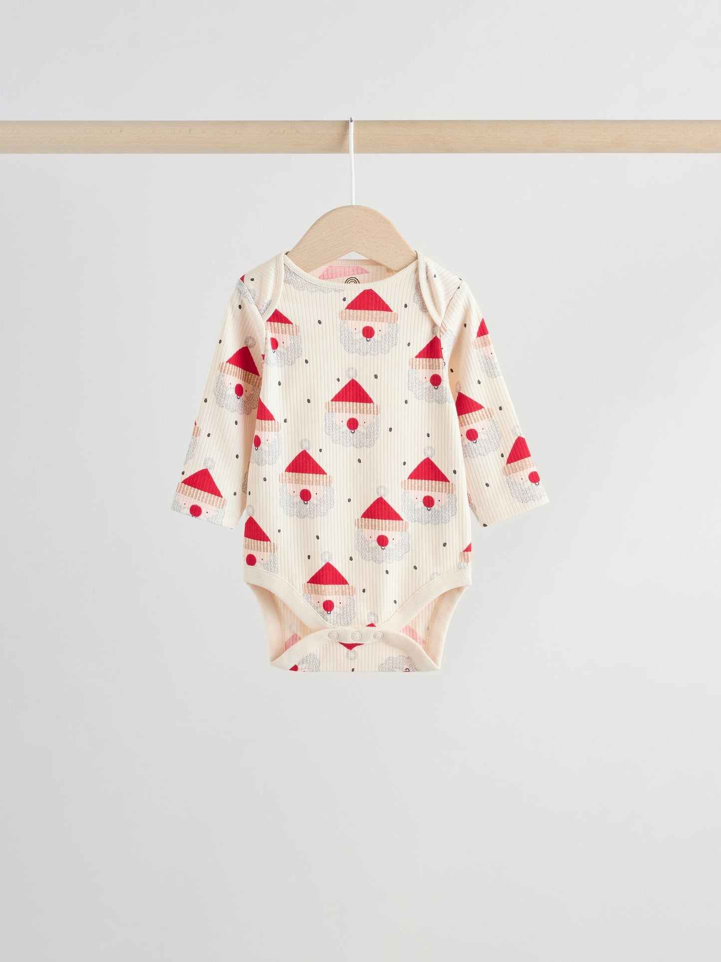 Multi Baby Christmas Bodysuits 3 Pack image 3