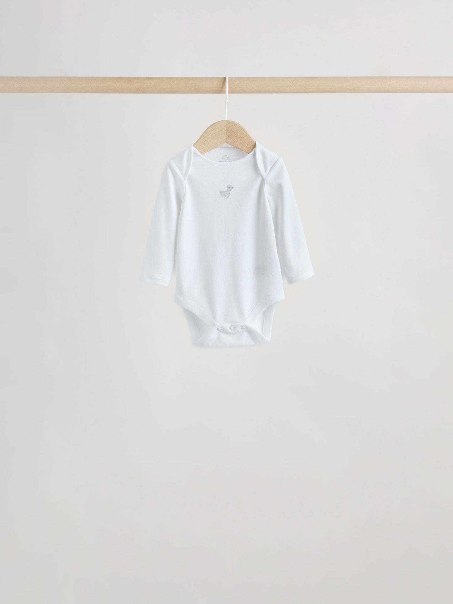 Grey Long Sleeved Baby Bodysuits 5 Pack image 8