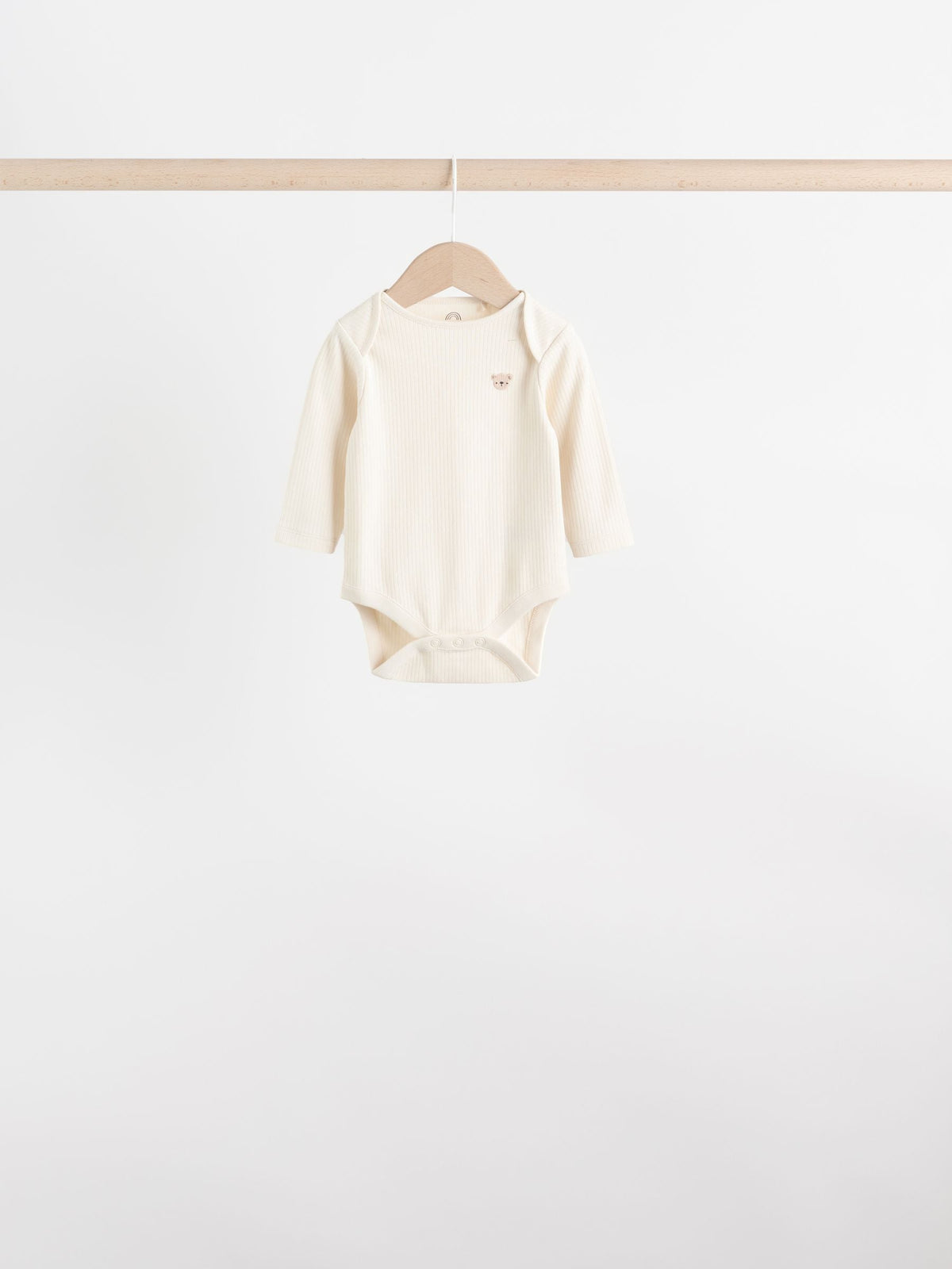 Dsiney Kidz - Neutral Bear Baby Long Sleeve Bodysuits 5 Pack image 2