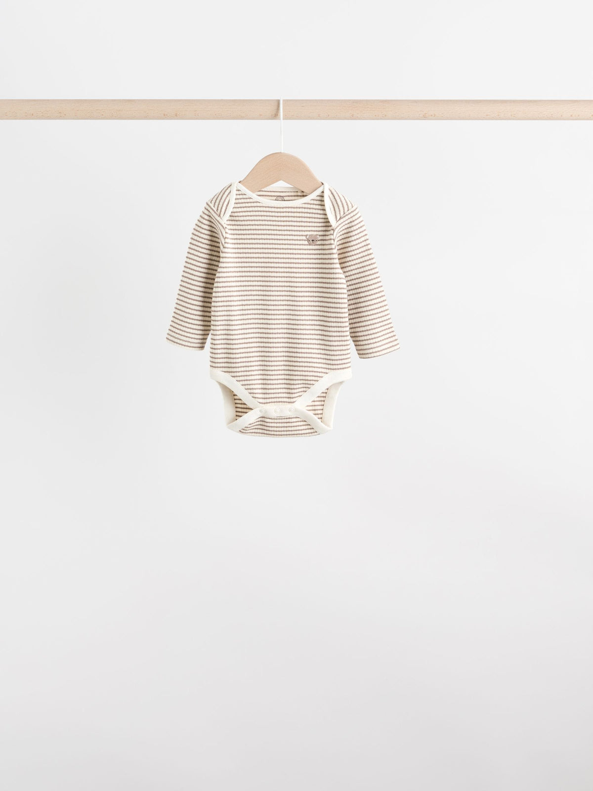 Dsiney Kidz - Neutral Bear Baby Long Sleeve Bodysuits 5 Pack image 4