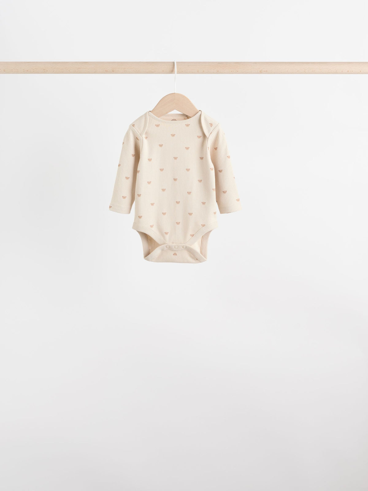 Dsiney Kidz - Neutral Bear Baby Long Sleeve Bodysuits 5 Pack image 5