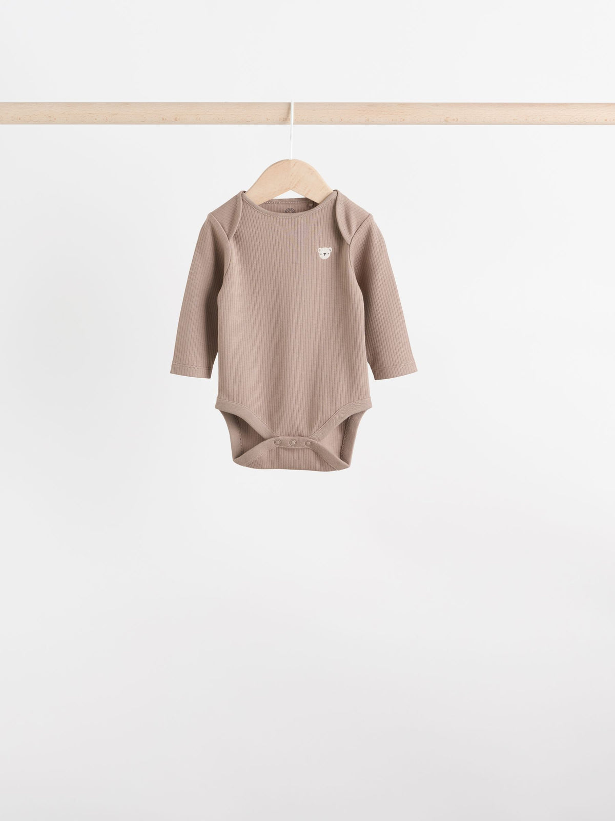 Dsiney Kidz - Neutral Bear Baby Long Sleeve Bodysuits 5 Pack image 6
