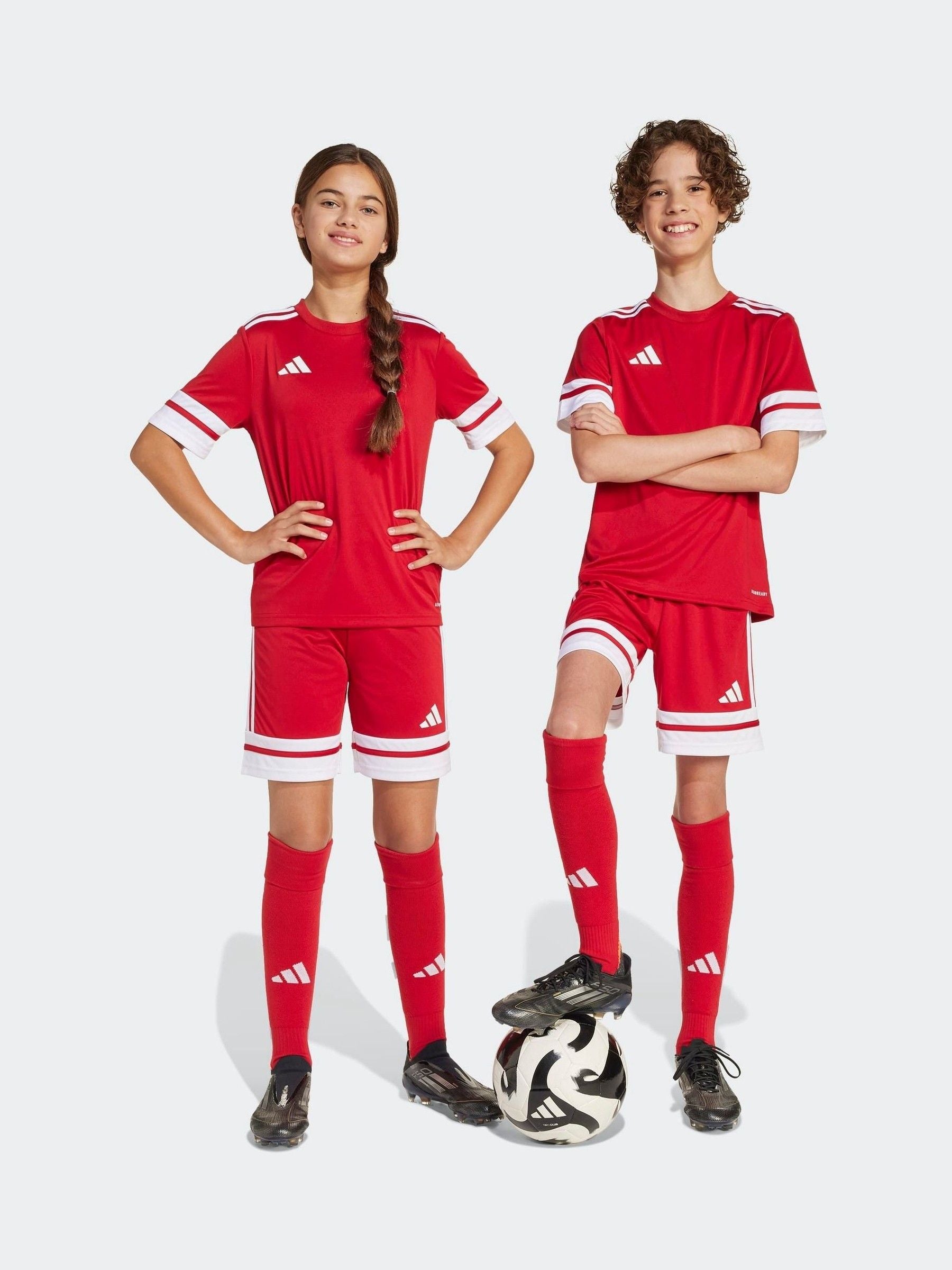 Dsiney Kidz - adidas Red Squadra 25 Kids Shorts image 4