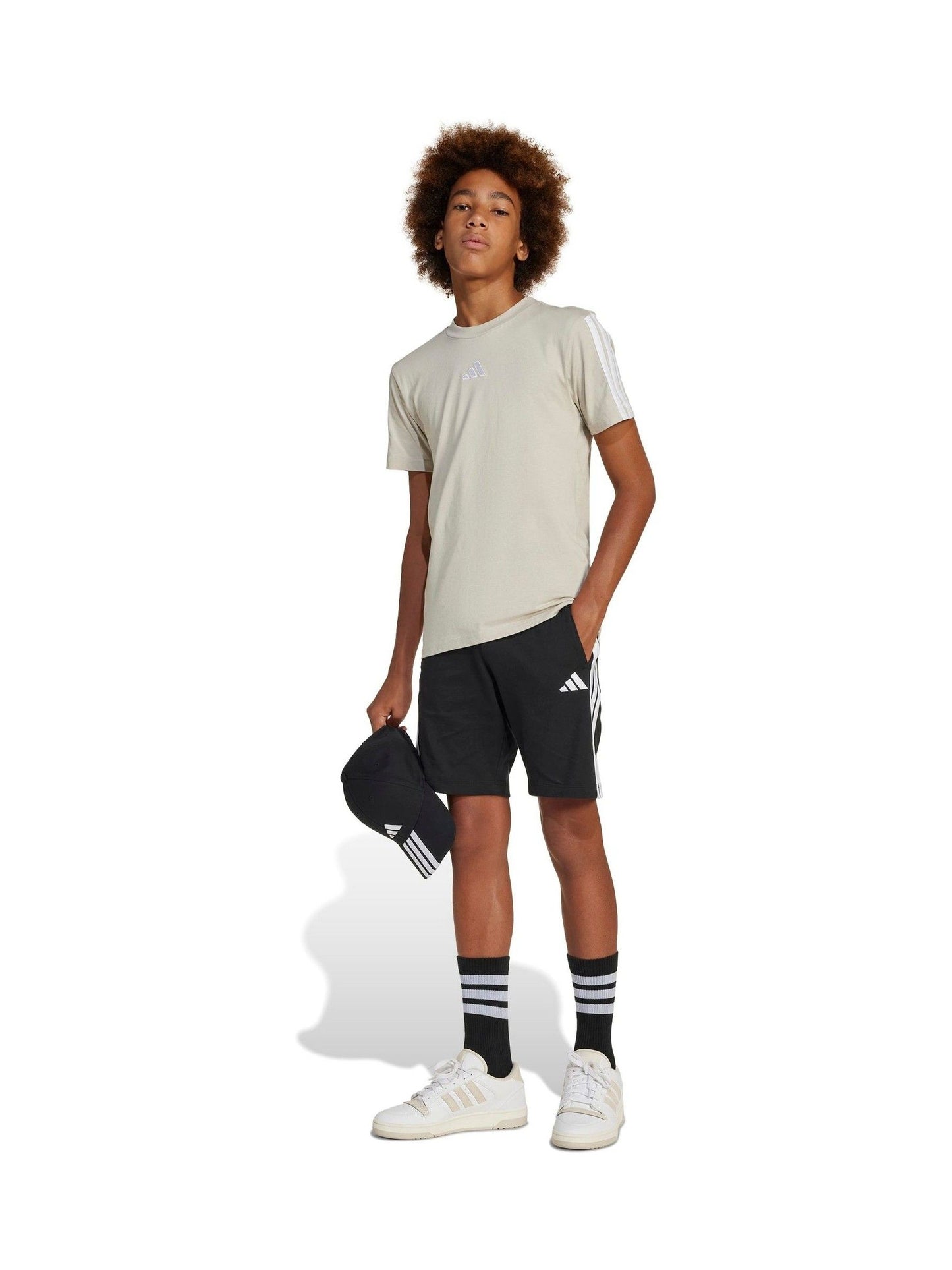 Dsiney Kidz - adidas Black/White Essentials Kids Shorts image 1