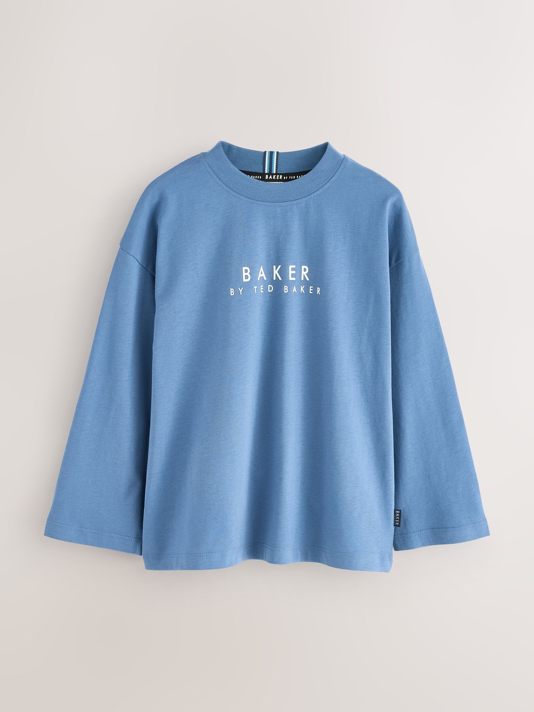 Baker by Ted Baker Cotton Long Sleeve T-Shirts 3 Pack image 2