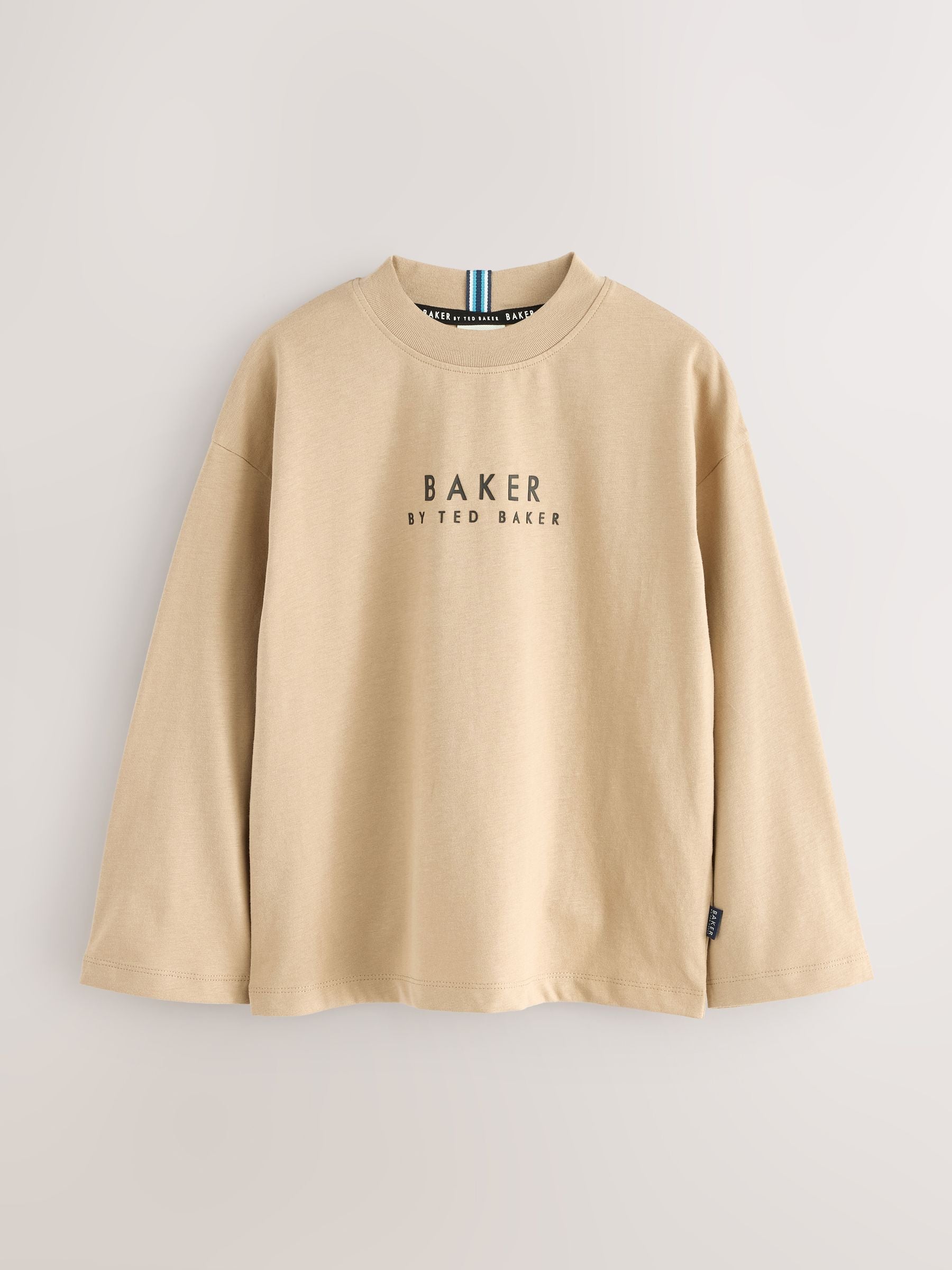 Baker by Ted Baker Cotton Long Sleeve T-Shirts 3 Pack image 3