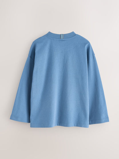 Baker by Ted Baker Cotton Long Sleeve T-Shirts 3 Pack image 5