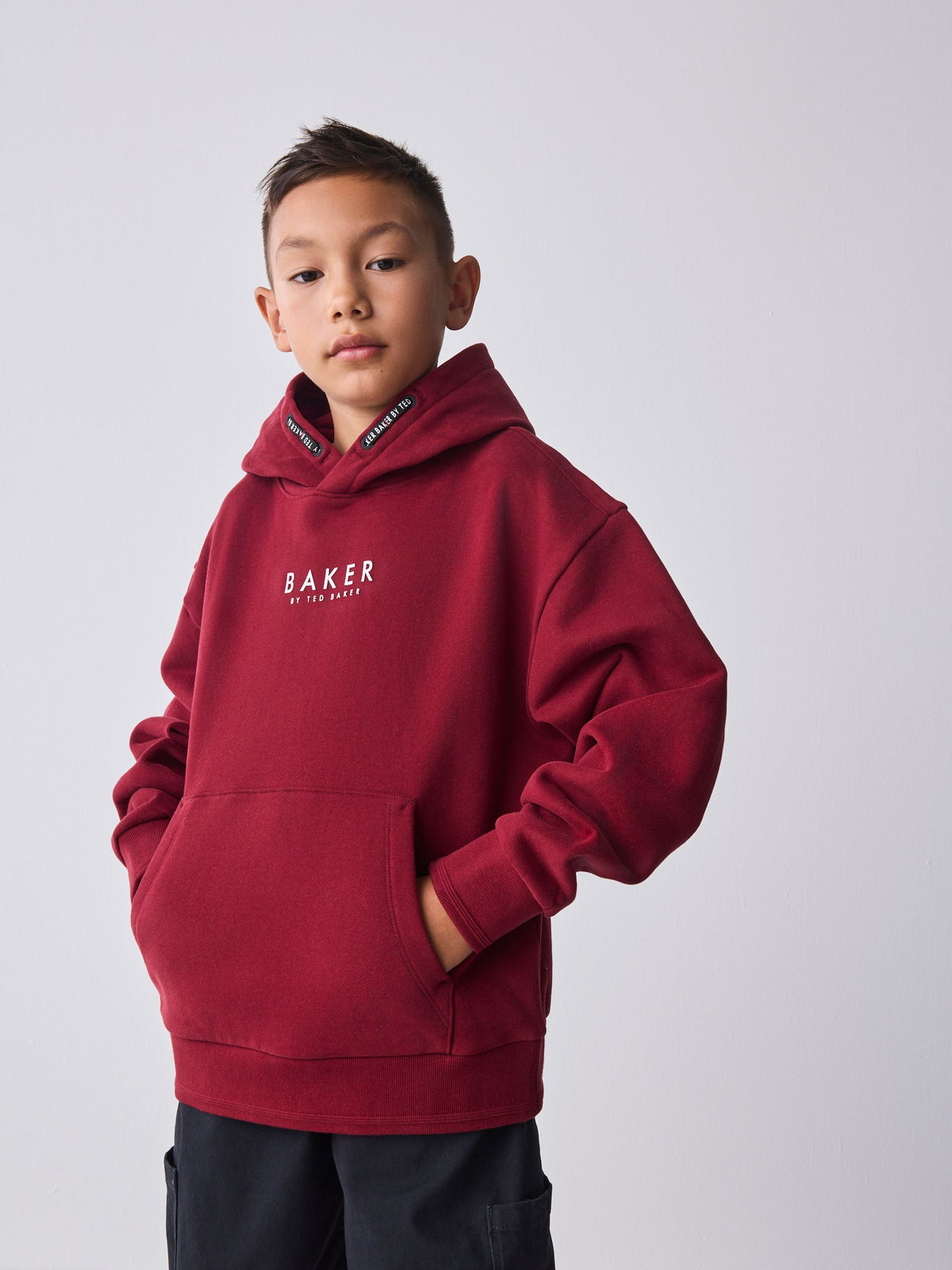 Baker by Ted Baker Overhead 100% Cotton Hoodie image 3