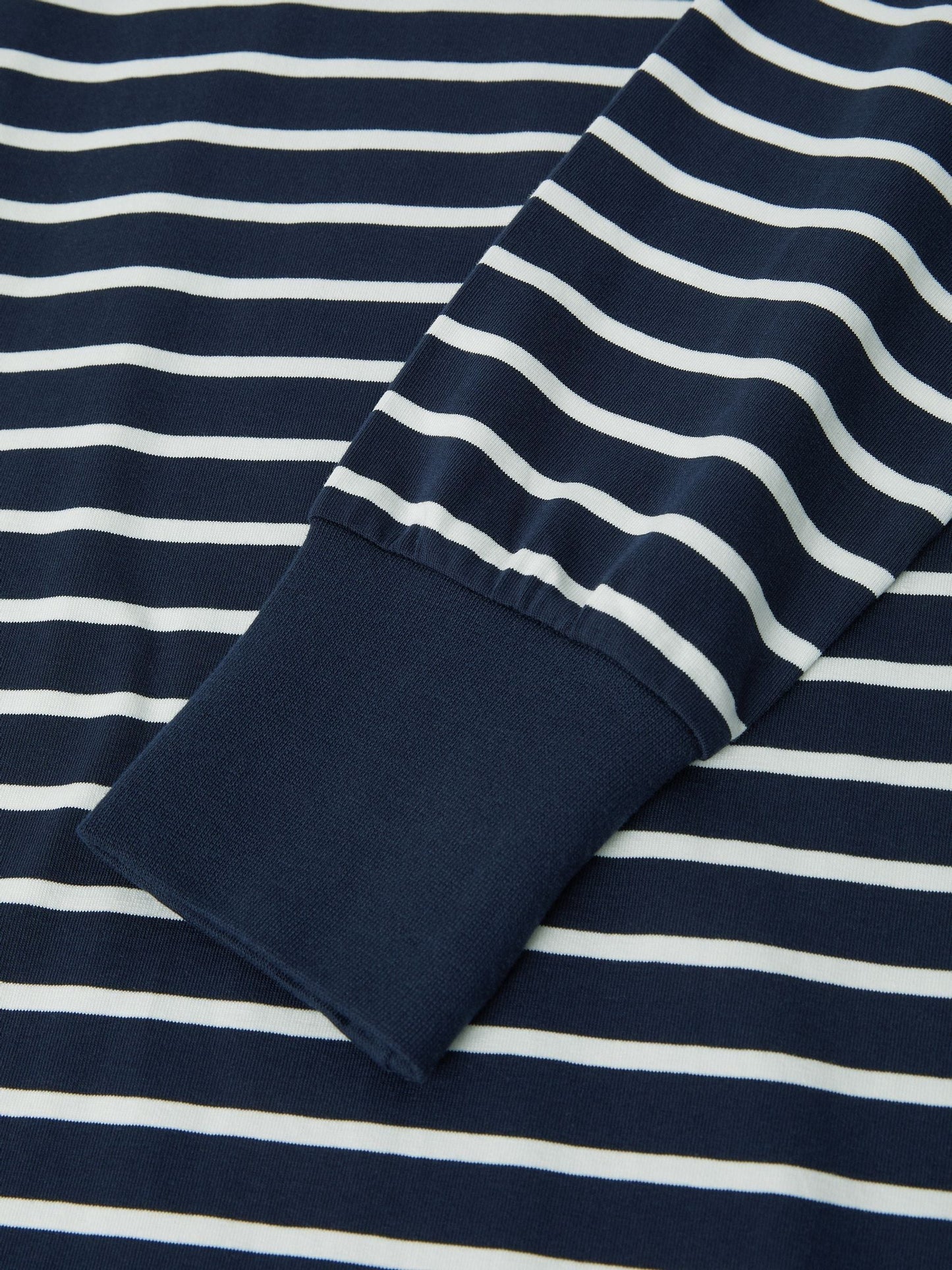 Polarn O. Pyret Blue Cotton Striped Top image 2