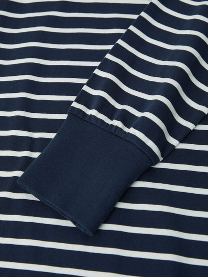 Polarn O. Pyret Blue Cotton Striped Top image 2