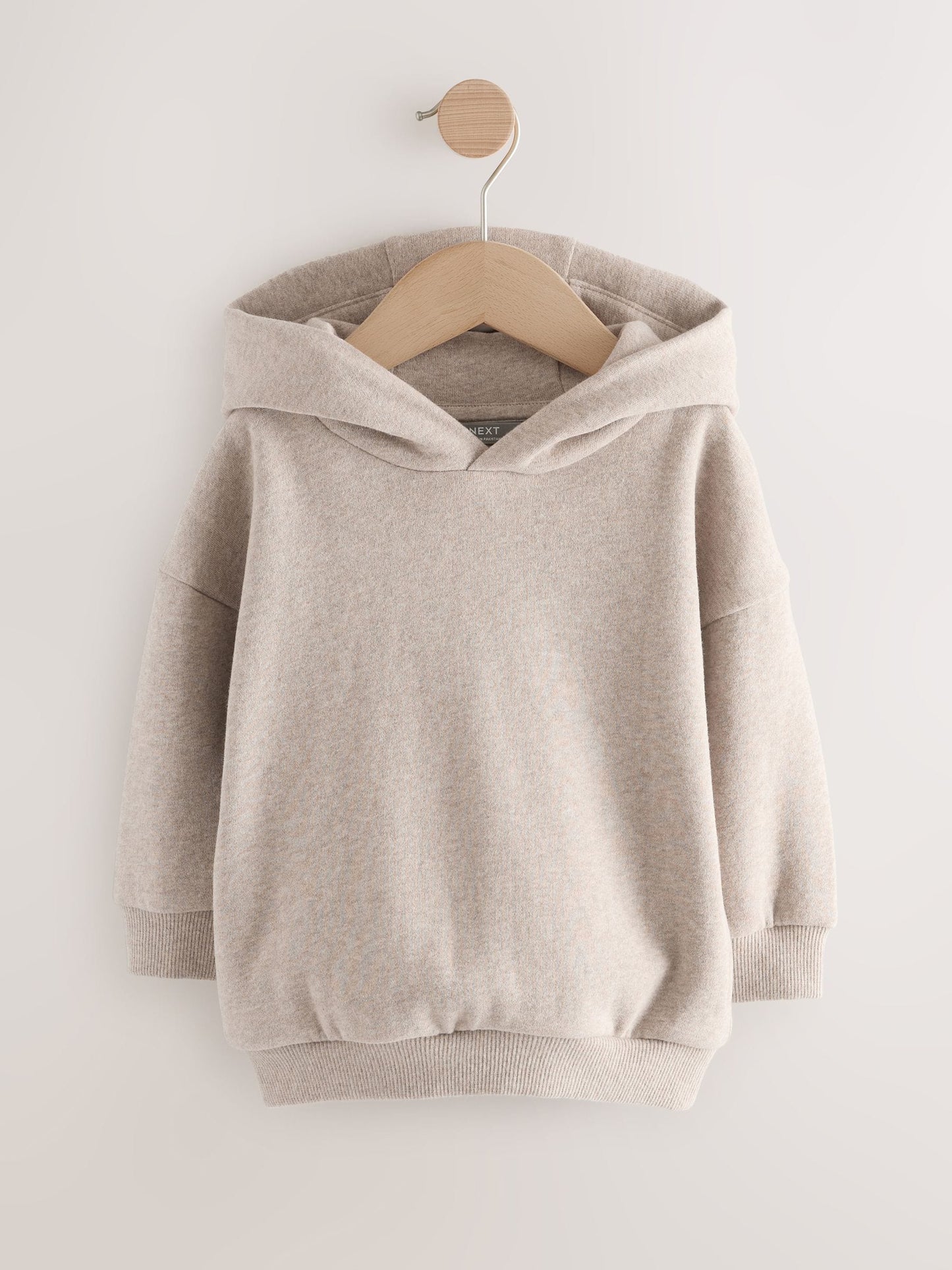 Dsiney Kidz - Oatmeal Marl Soft Touch Hoodie (3mths-7yrs) image 1