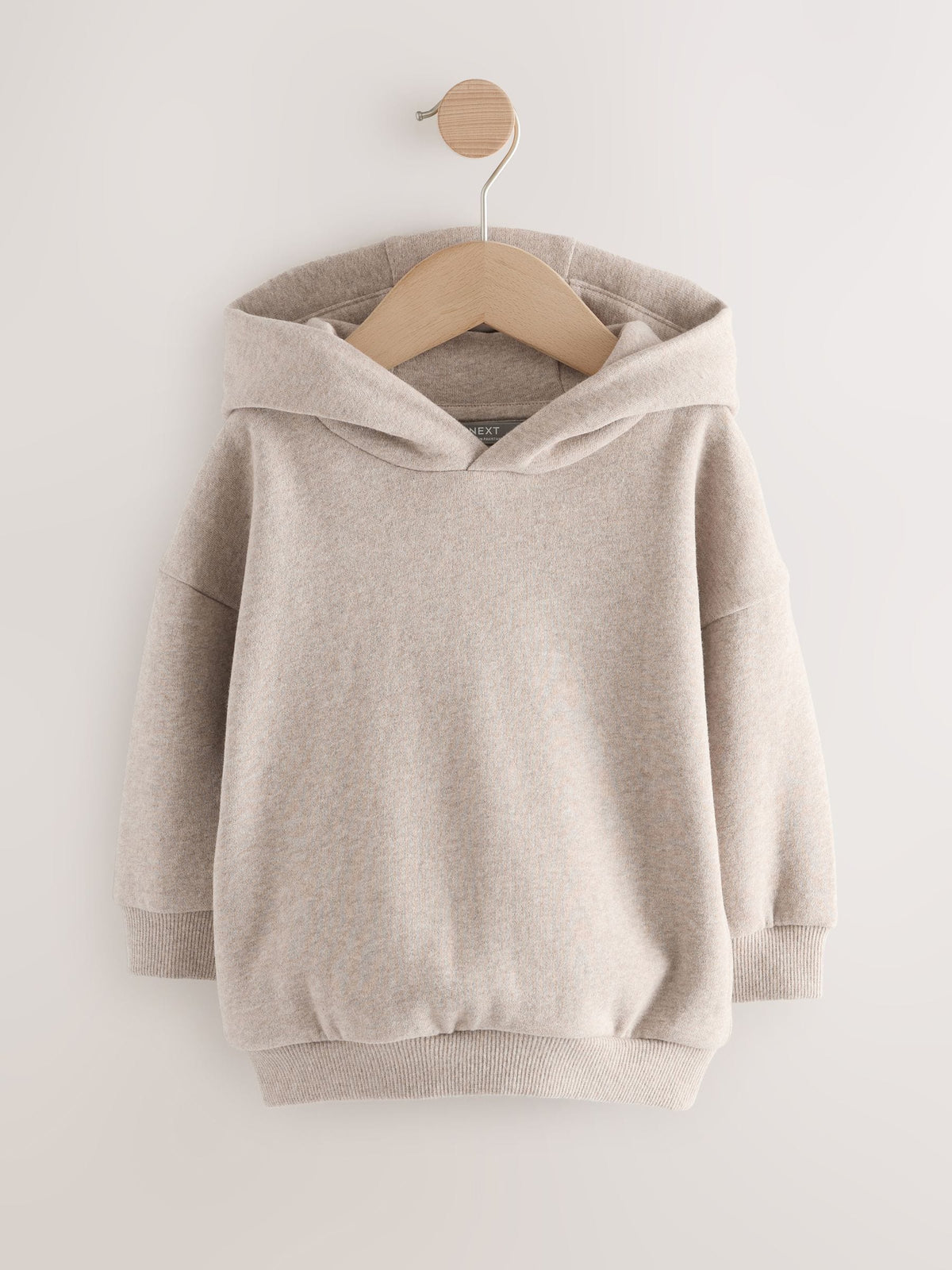 Dsiney Kidz - Oatmeal Marl Soft Touch Hoodie (3mths-7yrs) image 1