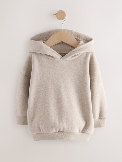 Dsiney Kidz - Oatmeal Marl Soft Touch Hoodie (3mths-7yrs) image 1
