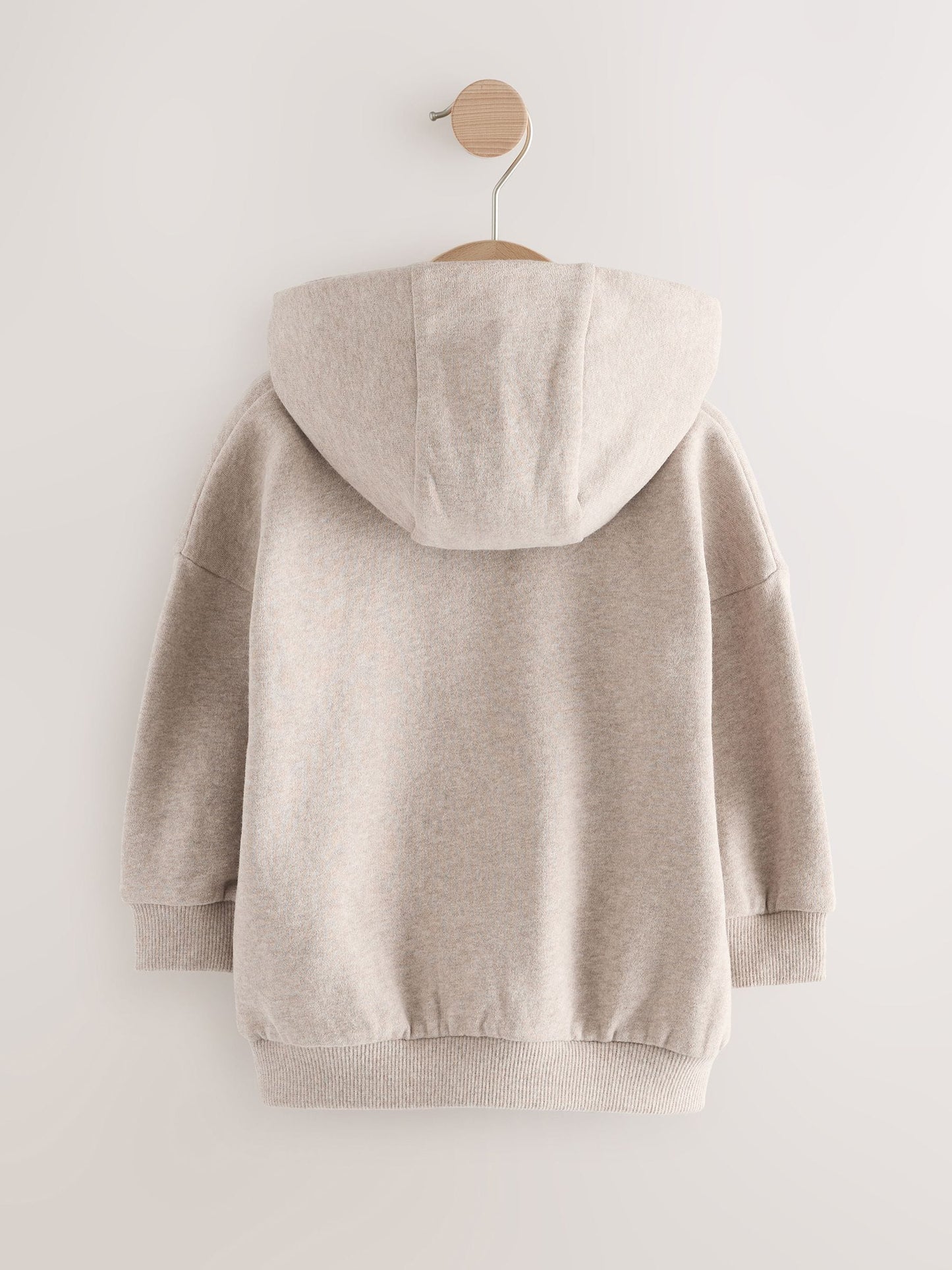 Dsiney Kidz - Oatmeal Marl Soft Touch Hoodie (3mths-7yrs) image 4