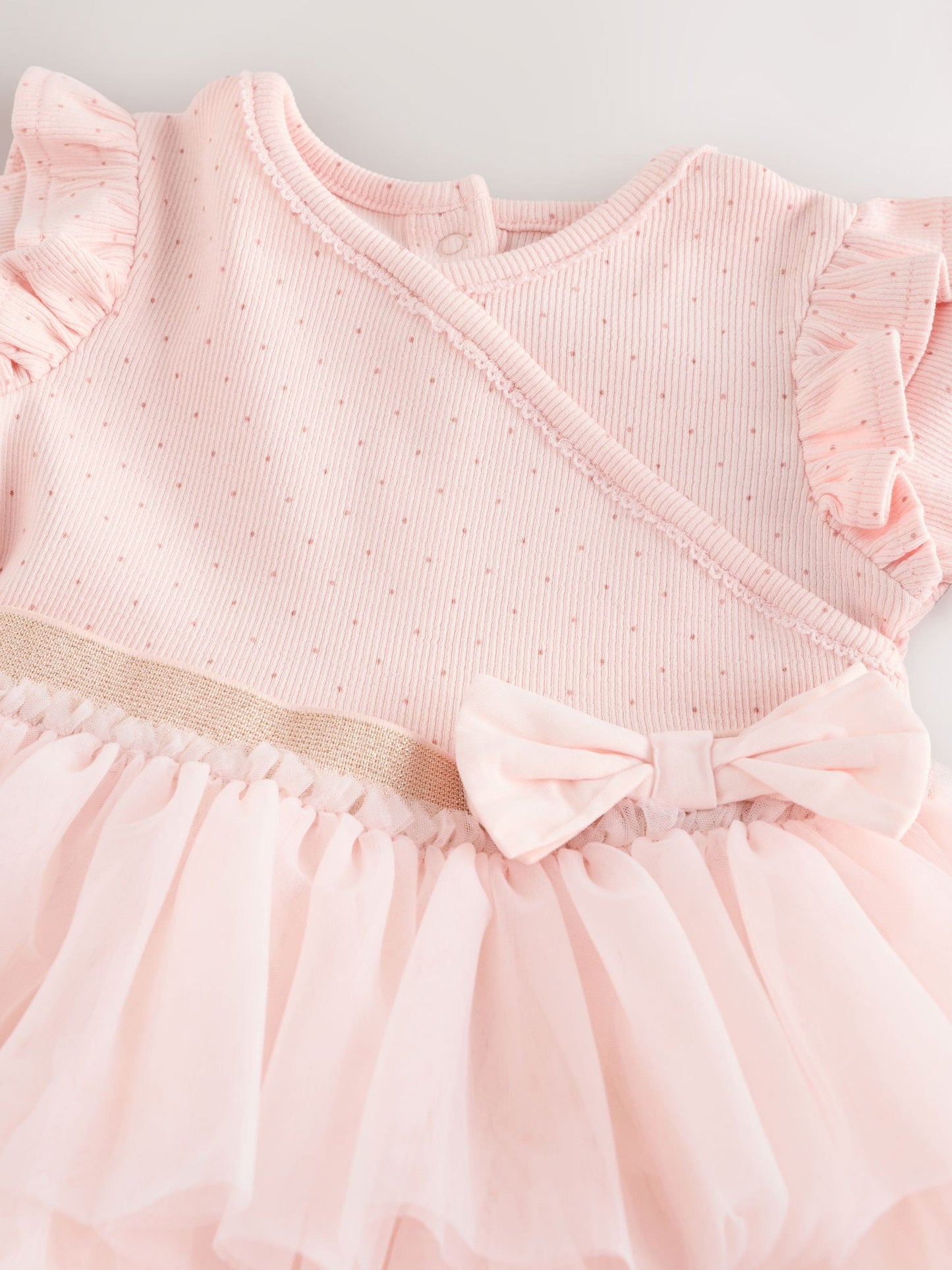 Pink Baby Long Sleeve Tutu Dress (0mths-2yrs) image 4
