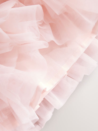 Pink Baby Long Sleeve Tutu Dress (0mths-2yrs) image 7