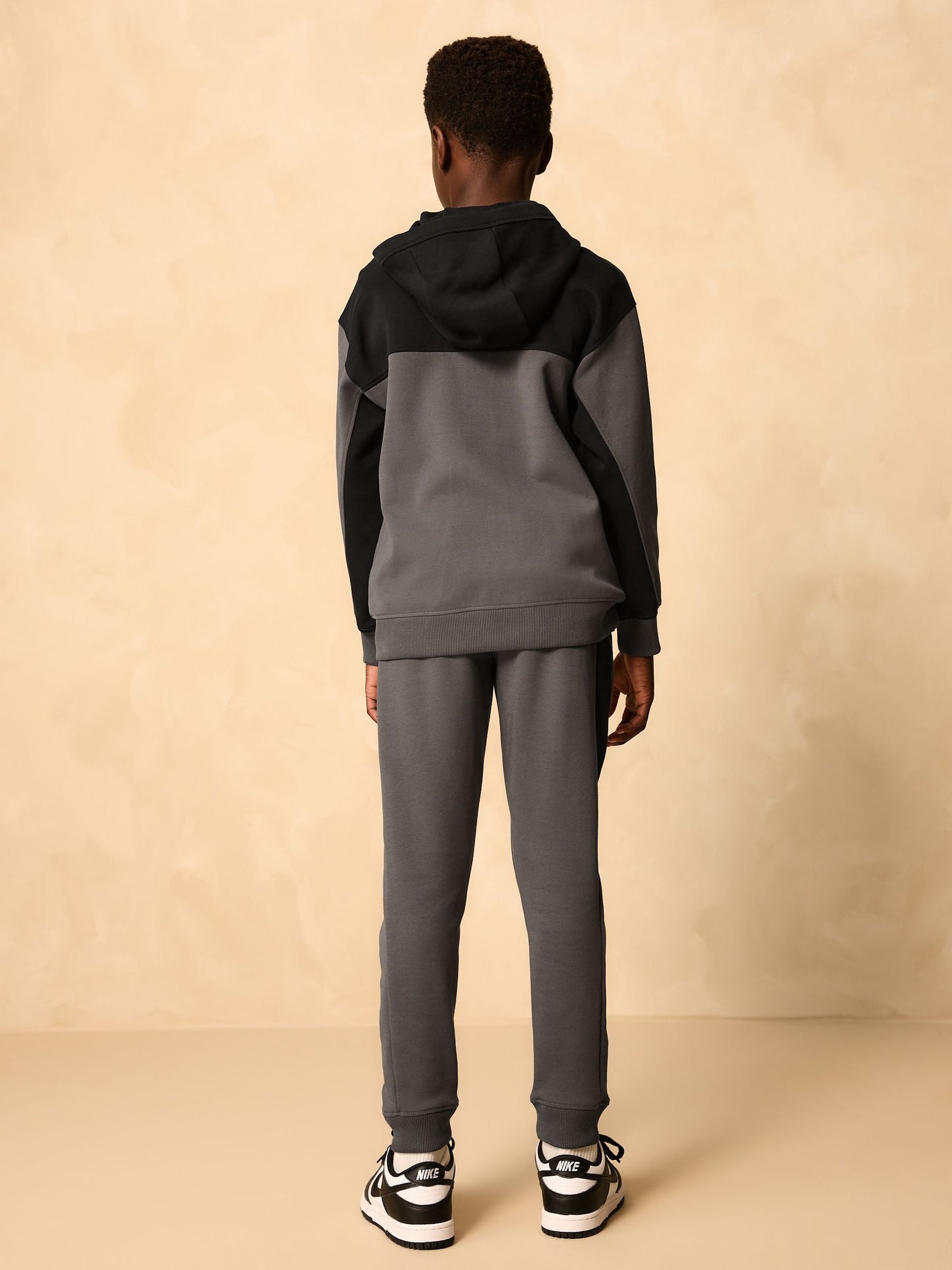 Charcoal Grey Tech Sportswear Hoodie and Joggers Set