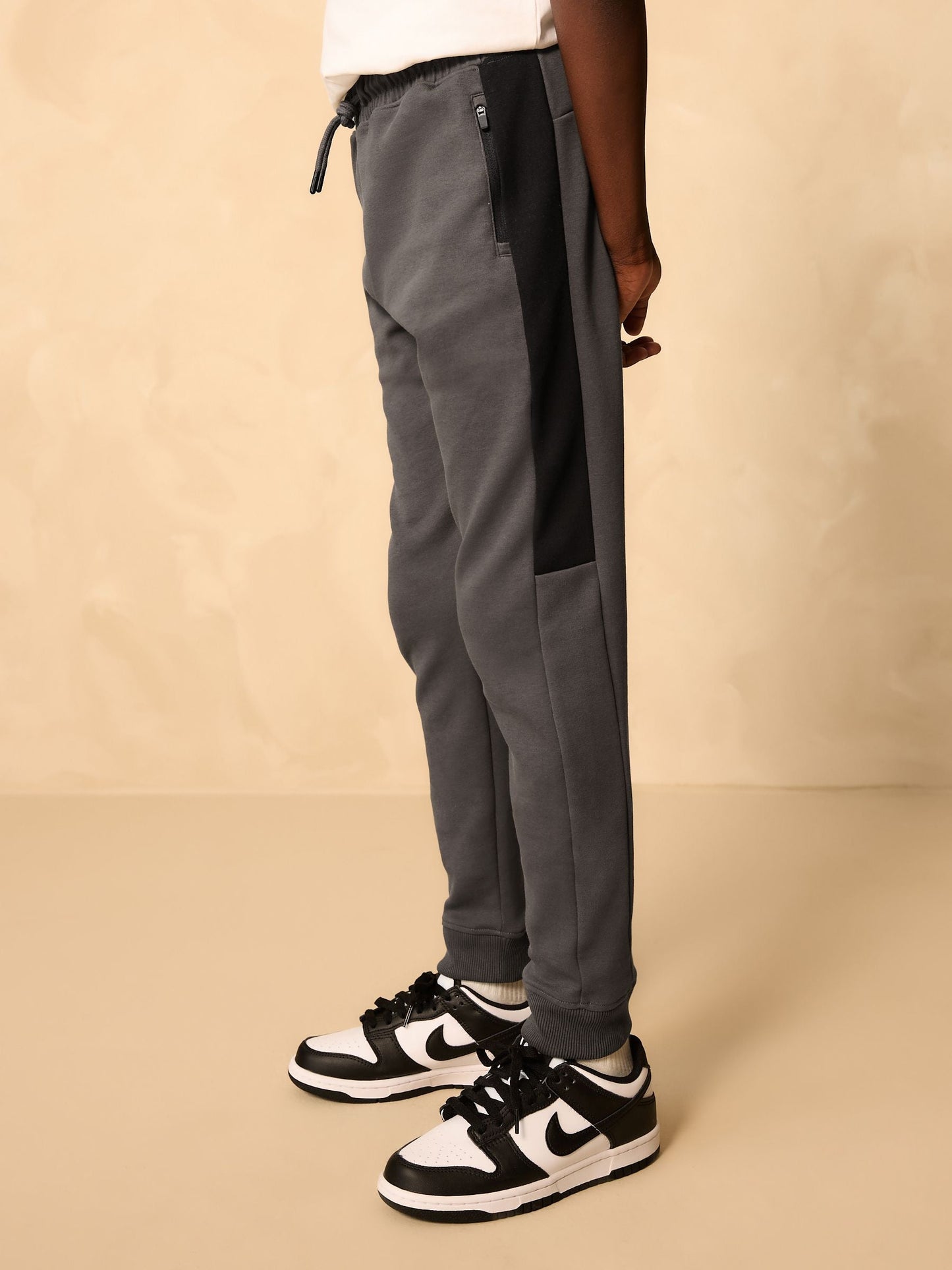 Charcoal Grey Tech Sportswear Hoodie and Joggers Set