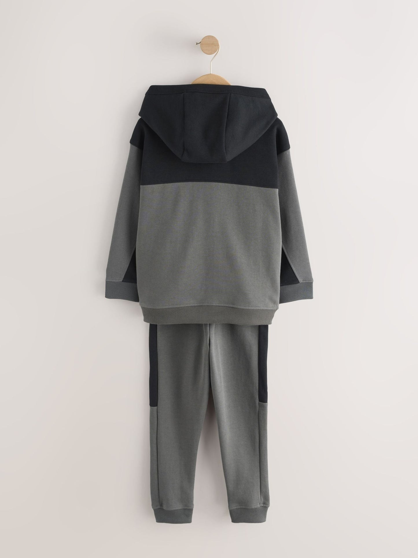 Charcoal Grey Tech Sportswear Hoodie and Joggers Set