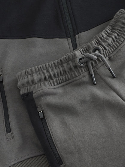 Charcoal Grey Tech Sportswear Hoodie and Joggers Set (3-16yrs) - image 7