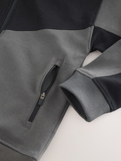 Charcoal Grey Tech Sportswear Hoodie and Joggers Set (3-16yrs) - image 9