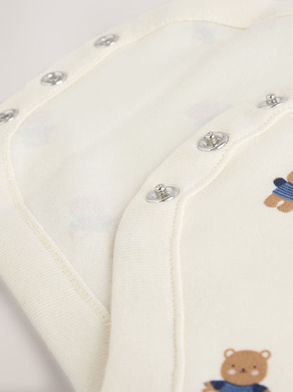 Tan Brown Bear Cord Dungarees and Bodysuit Baby Set (0mths-2yrs)