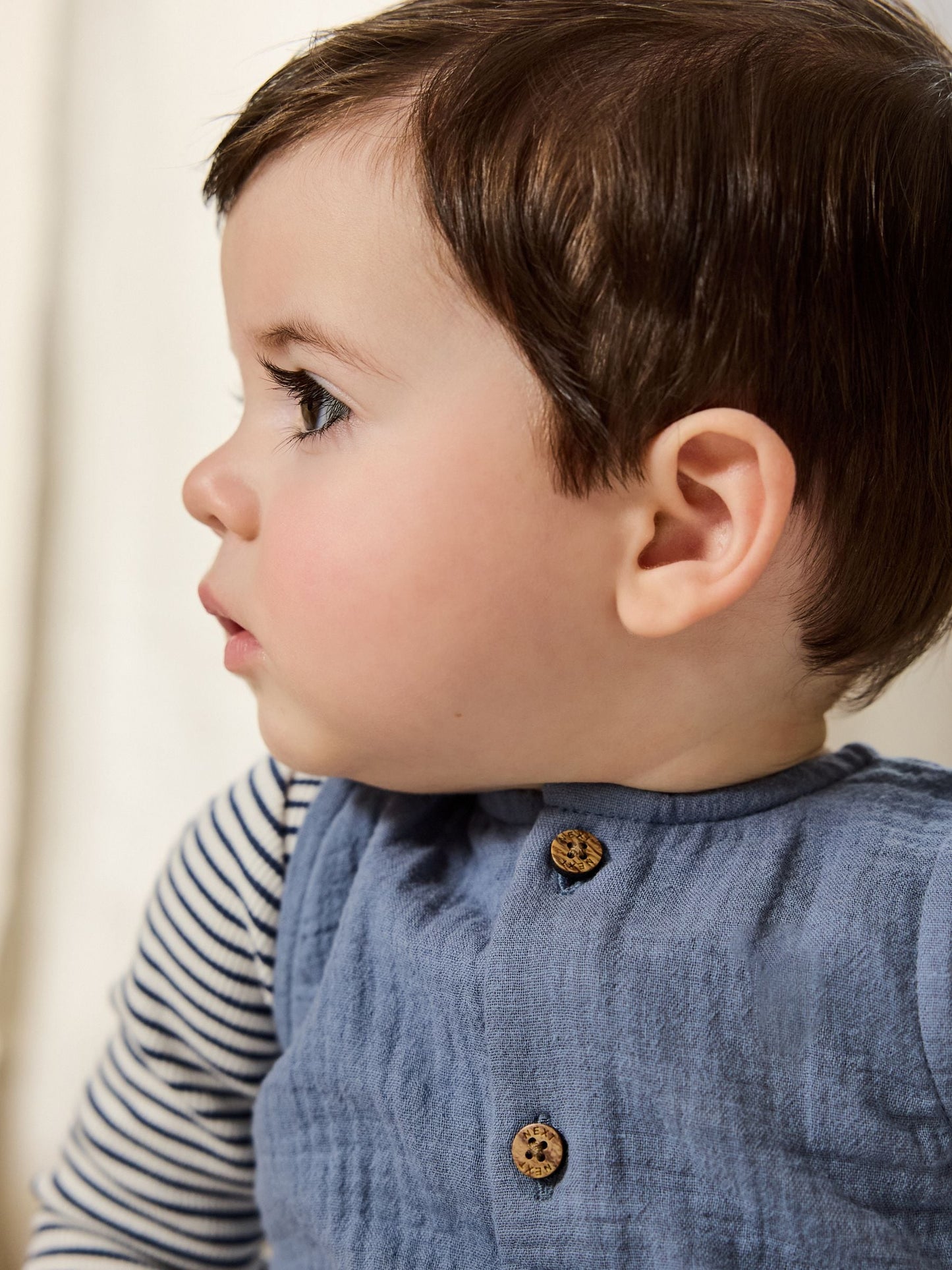 Blue Baby Dungarees and Bodysuit Set (0mths-2yrs)