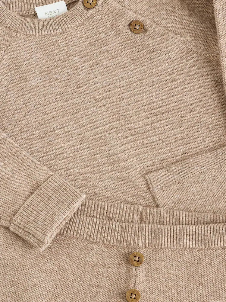 Neutral Baby Knitted Jumper and Leggings Set (0mths-2yrs)