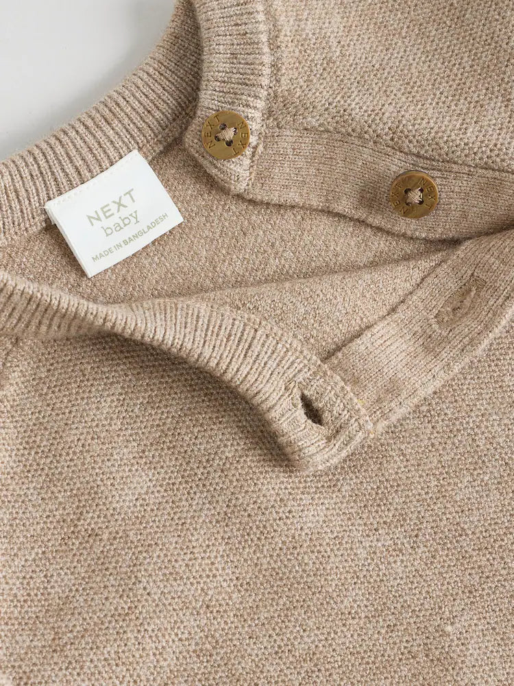 Neutral Baby Knitted Jumper and Leggings Set (0mths-2yrs)