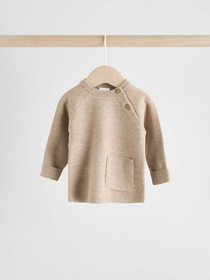 Neutral Baby Knitted Jumper and Leggings Set (0mths-2yrs)